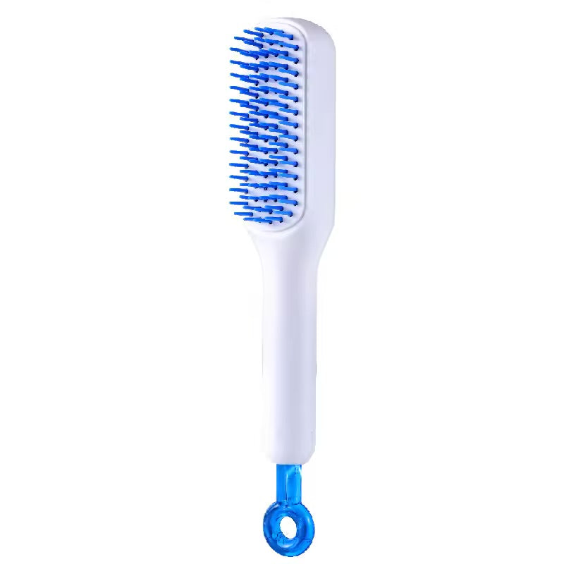 Self-Cleaning Magic Hair Brush – One-Click Telescopic Comb (Random Color)